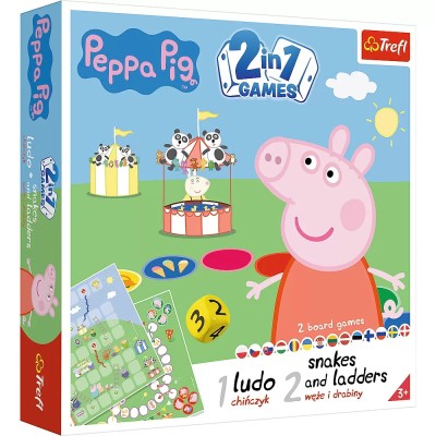 Joc Peppa Pig 2in1 Ludo Si Serpisori Scari foto