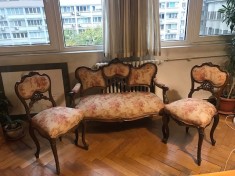 mobilier lemn masiv stil Regence cires / nuc