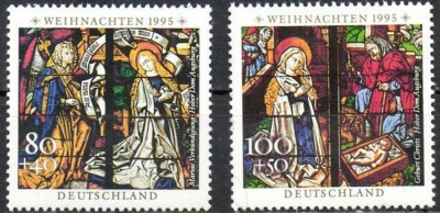 C2266 - Germania 1995 - Craciun 2v. neuzat,perfecta stare foto