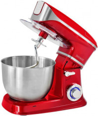 Mixer cu bol din Inox, ROYALTY LINE rosu,1900W, 6,5 litri (RL-PKM-1900.7 RED) foto