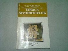 LOGICA SENTIMENTELOR - THEODULE RIBOT foto