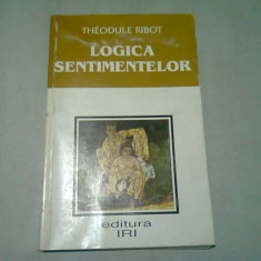 LOGICA SENTIMENTELOR - THEODULE RIBOT