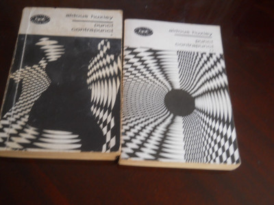 Aldous Huxley - Punct contrapunct (2 vol.), colectia BPT,1966, foto