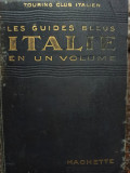L. V. Bertarelli - Les guides bleus italie en un volume (1927)