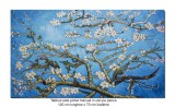 Cumpara ieftin Tablou celebru pictat manual living, Migdal inflorit, 120x70cm pictura ulei pe panza, reproducere Vincent van Gogh
