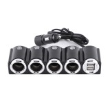 Spliter bricheta auto PNI Lighter 04 12V 24V 4 iesiri, 2xUSB, indicator LED