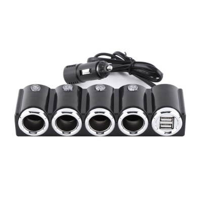 Spliter bricheta auto PNI Lighter 04 12V 24V 4 iesiri, 2xUSB, indicator LED foto