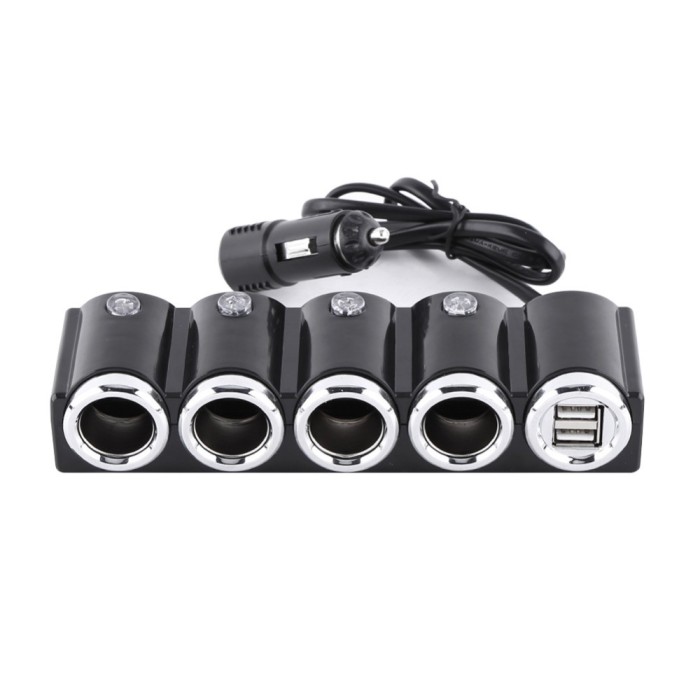 Spliter bricheta auto PNI Lighter 04 12V 24V 4 iesiri, 2xUSB, indicator LED