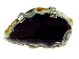 Cumpara ieftin Inel reglabil statement masiv cu agat negru natural 2A, Agate