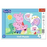 PUZZLE TREFL 15 CU CADRU PEPPA PIG CEA MAI DRAGUTA PURCELUSA