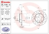 BREMBO 08.7165.1X XTRA LINE - Xtra Disc frana