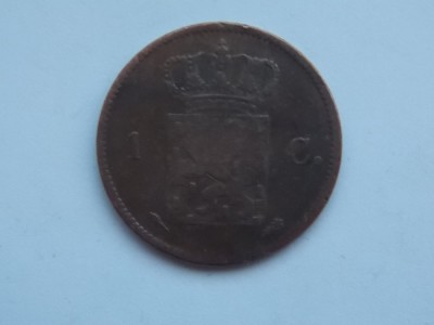 1 CENT 1824 OLANDA foto
