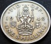Moneda istorica 1 SHILLING - MAREA BRITANIE / ANGLIA, anul 1949 * cod 339 A, Europa
