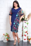 Rochie de Ocazie Siana Bleumarin - 60Marimea, Yves