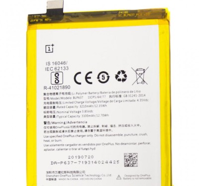 Acumulator OnePlus 5, BLP637, OEM foto