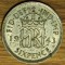Anglia / Marea Britanie - moneda argint - 6 pence / sixpence 1943 XF -George VI
