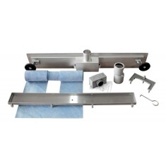 Rigola dus Hydroland Greek, integral din inox, lungime 50 cm