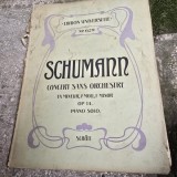 Schumann, concert sans orchestre, Fa minor, F Moll, F minor.OP 14 Piano solo partitura