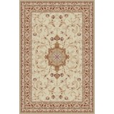Covor Model Lotos 523-100, Marime 50 x 80 cm, Bej, Crem, Inaltime Fir 8 mm, Antialergic, Polipropilena, Living, Dormitor, Sufragerie, Birou