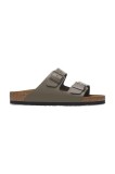 Birkenstock papuci de piele Arizona femei, culoarea verde, 1029155