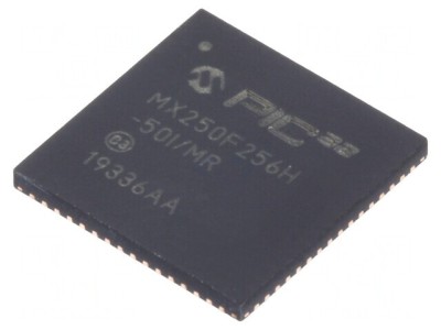 Microcontroler PIC 256kB SMD QFN64 8MHz foto
