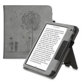 Husa pentru Tolino Vision 6, Piele ecologica, Gri, kwmobile, 56600.01