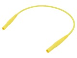 Cablu Masurare ST&Auml;UBLI Mufa Banana 4mm, 19A, 0.25m, PVC, Galben, CAT III 1000V