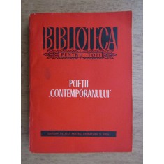 Poetii contemporanului