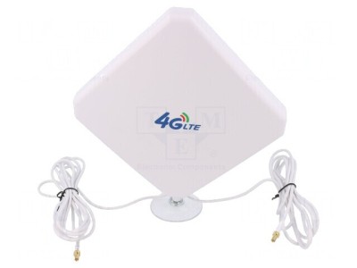 Antenă LTE 20dBi pentru Montare pe Perete 50&amp;Omega; TS9 4G foto
