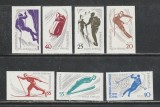 Romania 1961- #514A Sporturi de Munte 7v x 2 MNH, Nestampilat