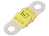 Siguranță Auto 60A 32VDC Cupru 16x12x8mm, Littelfuse