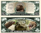 !!! SUA = FANTASY NOTE (TJ6) = DRAGONUL DE KOMODO - 2014 - UNC