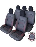 Set Huse Scaun Exclusive Leather Atlas Negru Umb-R, Umbrella