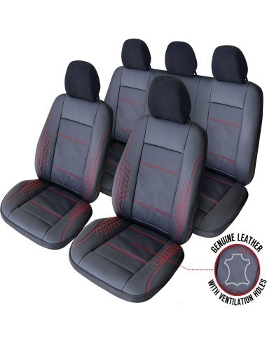 Set Huse Scaun Exclusive Leather Atlas Negru Umb-R, Umbrella