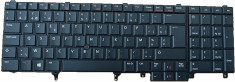 Tastatura laptop second hand Dell Latitude E6520 E6530 Precision M4700 M6700 DP/N WD3KF 2FD2H US foto