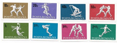 Romania (299) - Sport, 1969 - serie neobliterata foto