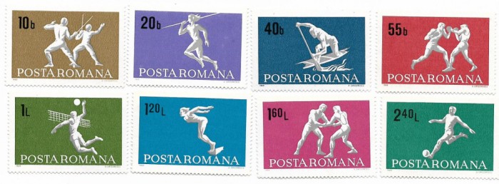 Romania (299) - Sport, 1969 - serie neobliterata