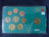 Euro set - Franța 1999-2003 + 1 franci 1960 , 9 monede, Europa