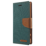 Husa APPLE iPad Mini 2\3 (7.9&quot;) - Canvas Diary (Verde), Mercury