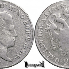 1842 E (Alba Iulia), 20 Kreuzer - Ferdinand I - Imperiul Austriac