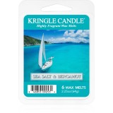 Kringle Candle Sea Salt &amp; Bergamot ceară pentru aromatizator 64 g