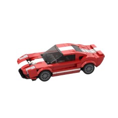 Set De Constructie Ford GT Innovium&trade;, Supercar De Curse Rosu Cu Alb, 354 Piese, Design Realist Inspirat Din Motorsport, 16.5 &times; 7.2 &times; 4.5 CM