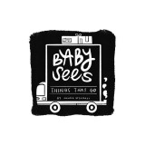 Baby Sees Things That Go: A High-Contrast Board Book for Babies