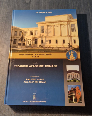 Monumente de arhitectura seria Tezaurul Academiei Romane vol. 2 D Rusu I Haiduc foto