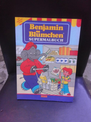 BENJAMIN BLUMCHEN, SUPERMALBUCH, CARTE DE COLORAT foto