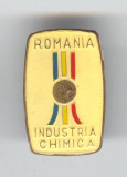 Insigna 1970 Industria CHIMICA - Romania