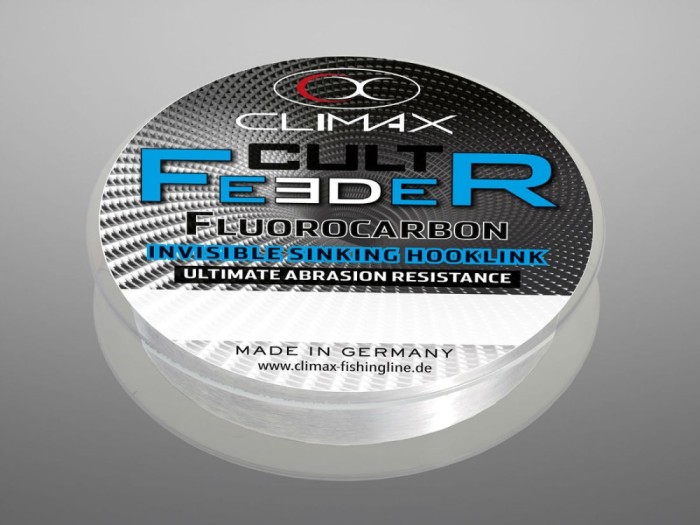 FIR FLUOROCARBON CLIMAX CULT FEEDER INVISIBLE HOOKLINK 25M 0.26mm 5.0kg