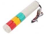 Coloană de semnalizare LED roşu/ambră/verde 24V