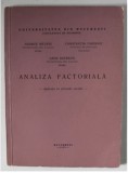Analiza factoriala Aplicatii in stiintele sociale Zahirnic, Meuris, L. Davreux