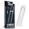 Manson Prelungitor Penis Orion Flawless Clear, 19 cm, +5cm Lungime, +30% Circumferinta, Texturat, TPR Transparent